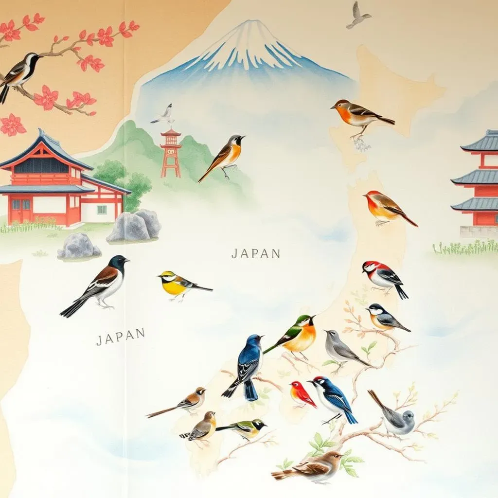 日本特有の鳥の歴史：鳥の種類と生息地