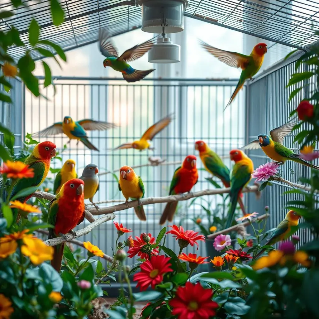 鳥の健康のための栄養と環境管理