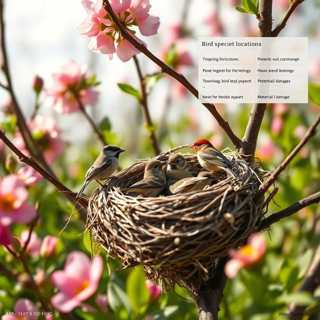 鳥の巣作りの季節と問題