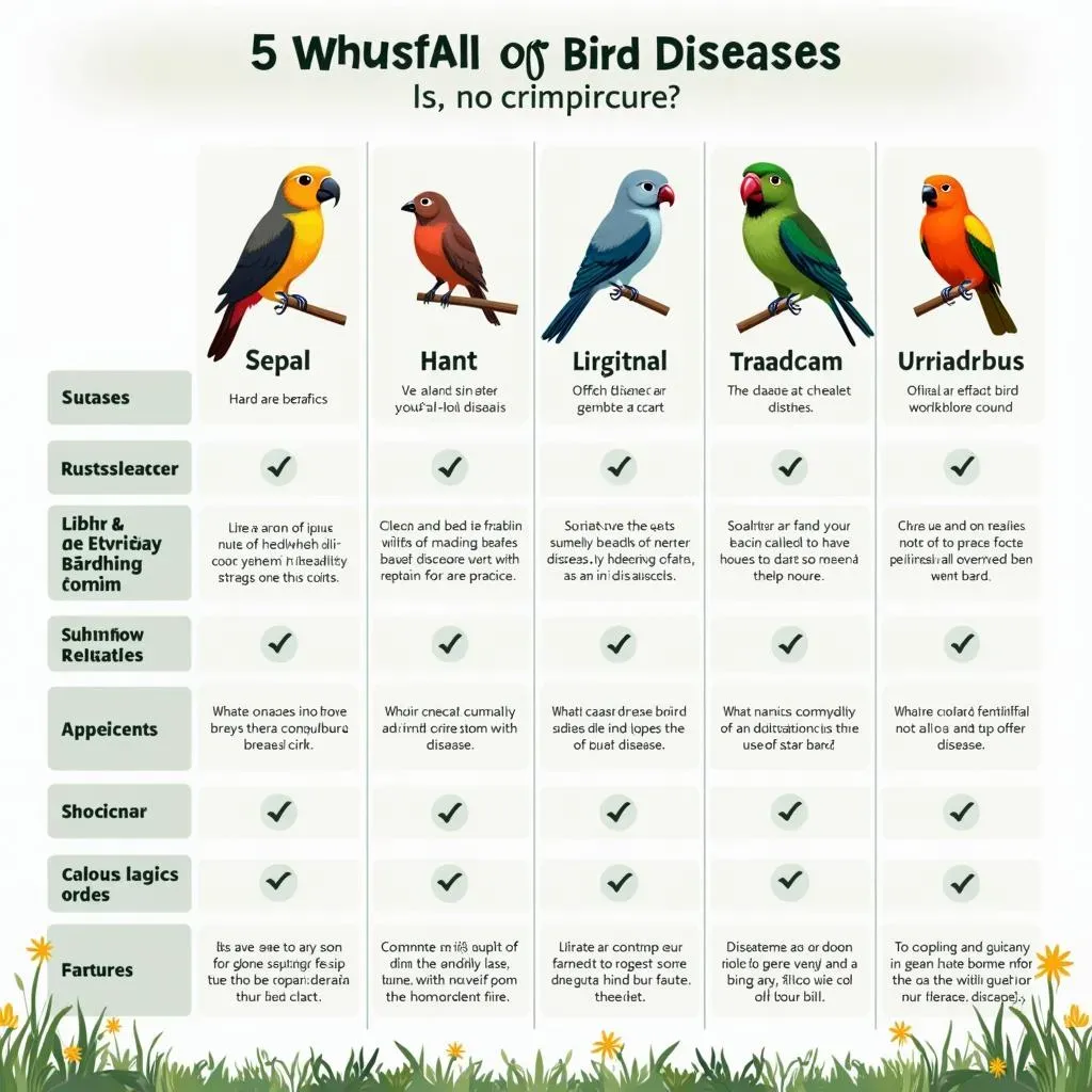 鳥の病気の比較: 鳥の健康を守るための究極のガイド